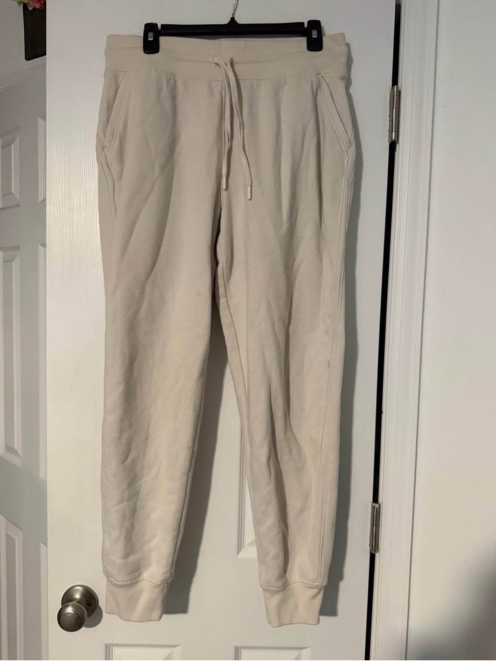 tek gear Men's Cream Drawstring Sweatpants